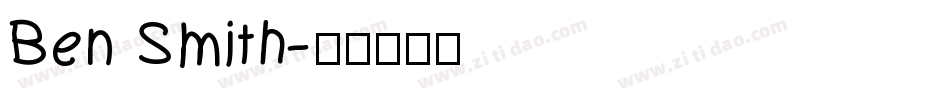 Ben Smith字体转换
